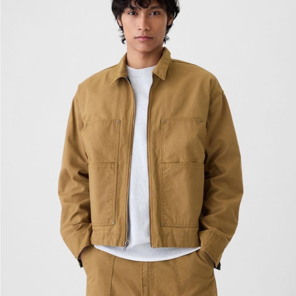 GAP Men's Canvas Denim Carpenter Jacket
M | PALOMINO BROWN